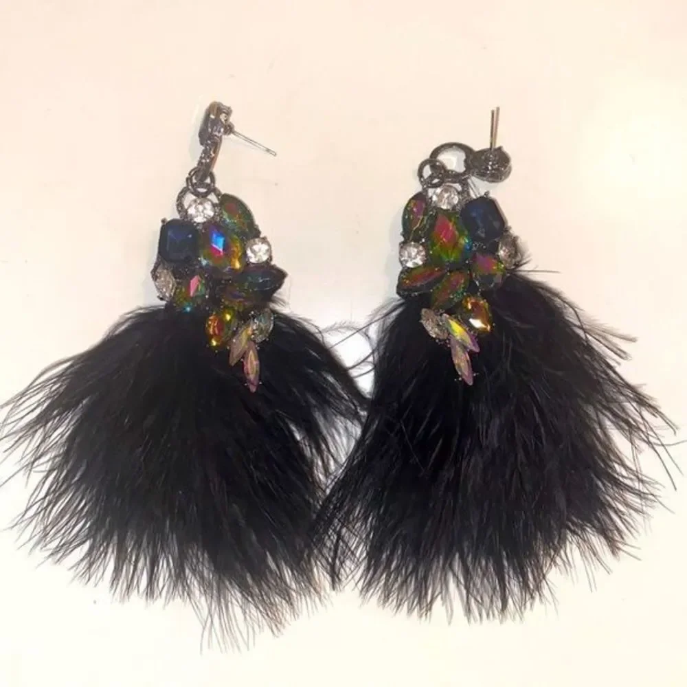 Allie Beads fur earrings